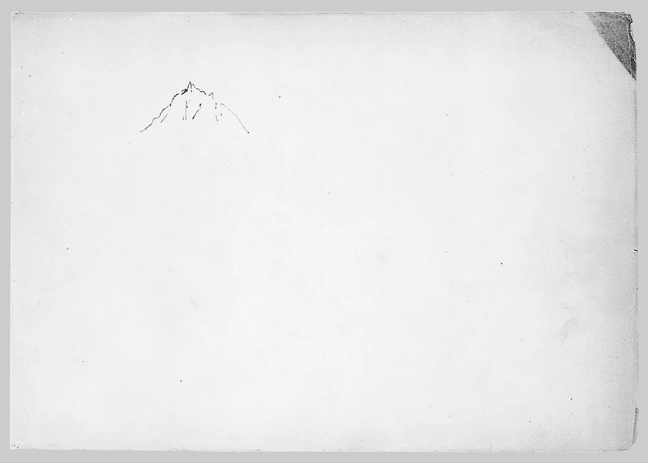 Mountain Peak (from Switzerland Sketchbook)