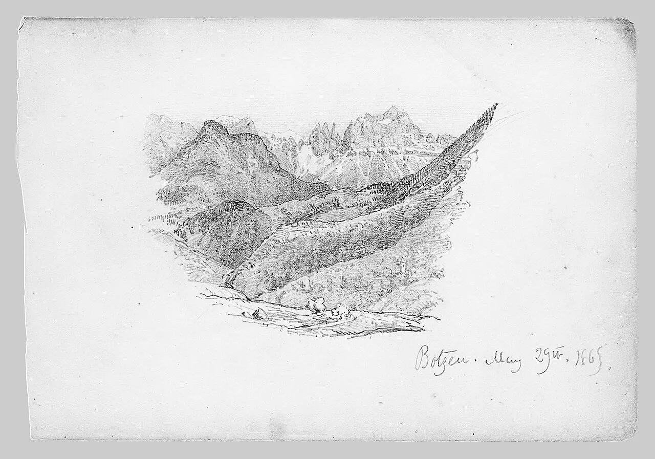 Botzen (from Switzerland Sketchbook)