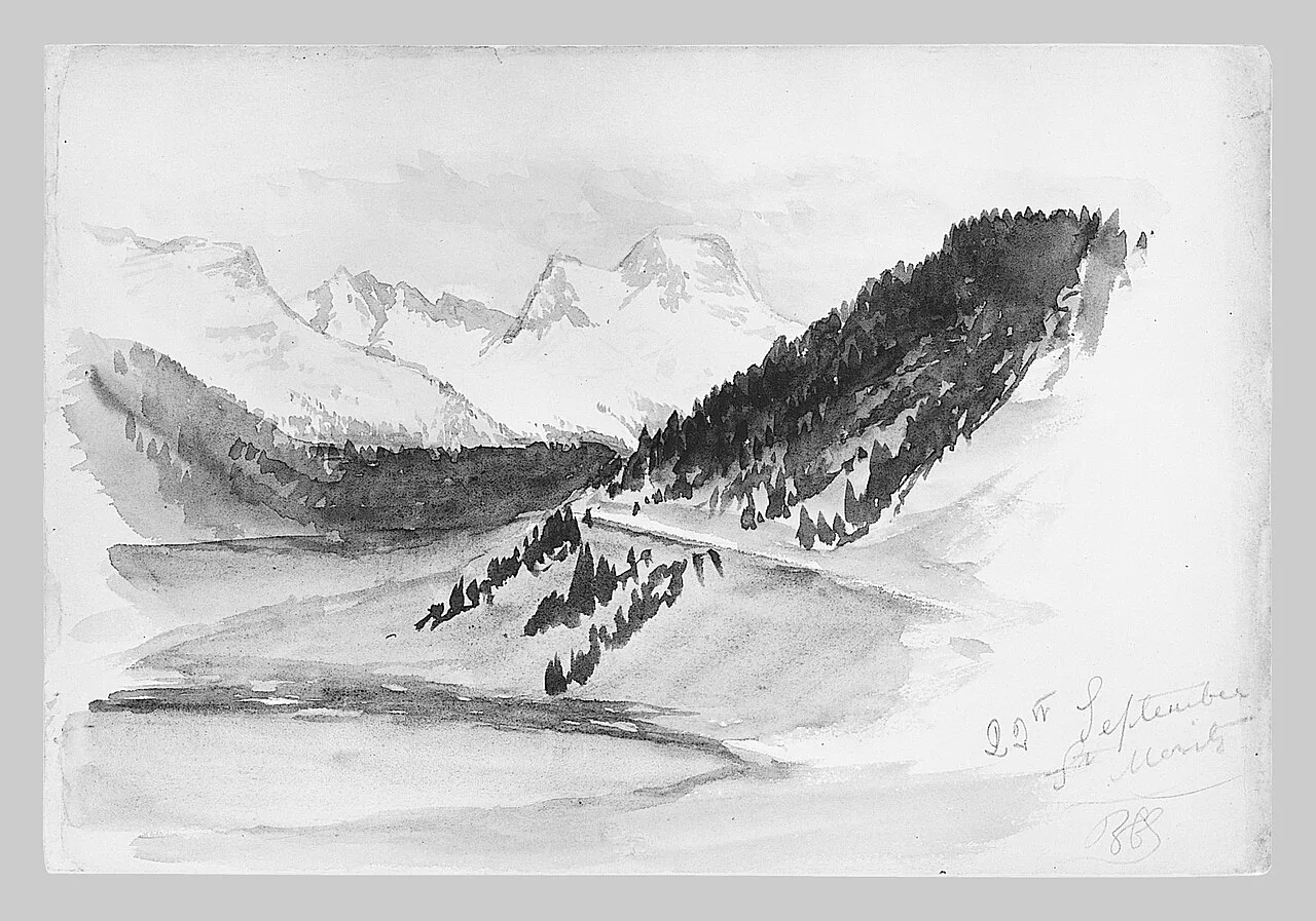 St. Moritz (from Switzerland Sketchbook)