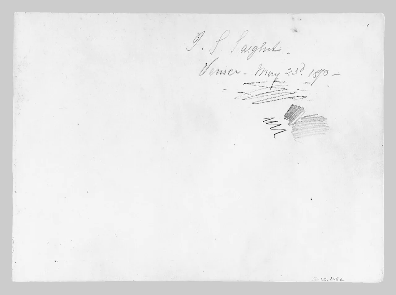 First Page of Switzerland Sketchbook