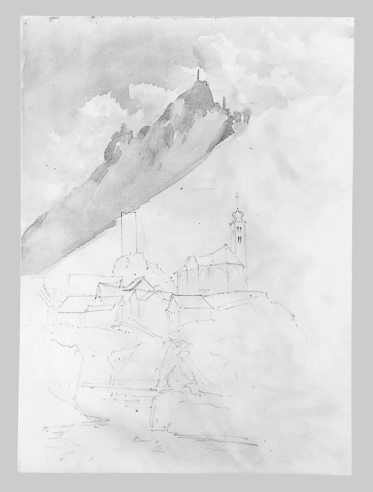 Alpine Village (from Switzerland Sketchbook)