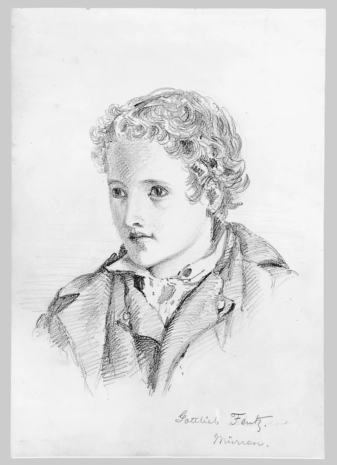 Gottlieb Feutz, Mürren (from Switzerland Sketchbook)