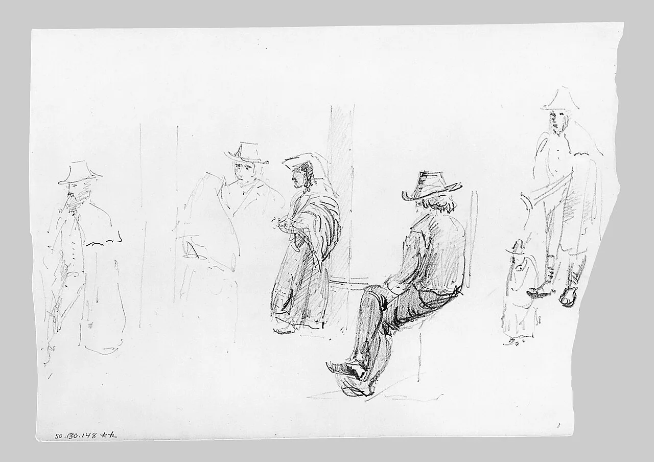 Figures (from Switzerland Sketchbook)