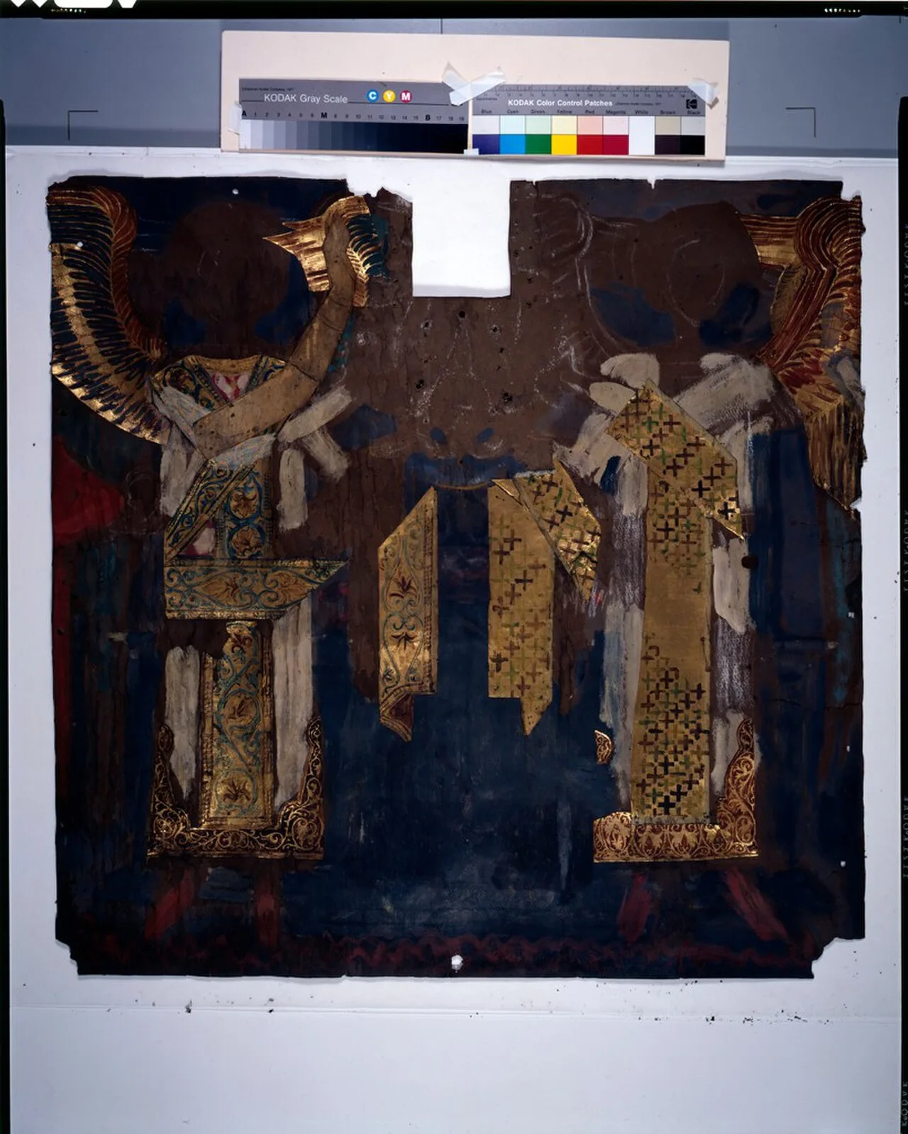 Overlay Drawing for "Frieze of the Angels," Boston Public Library