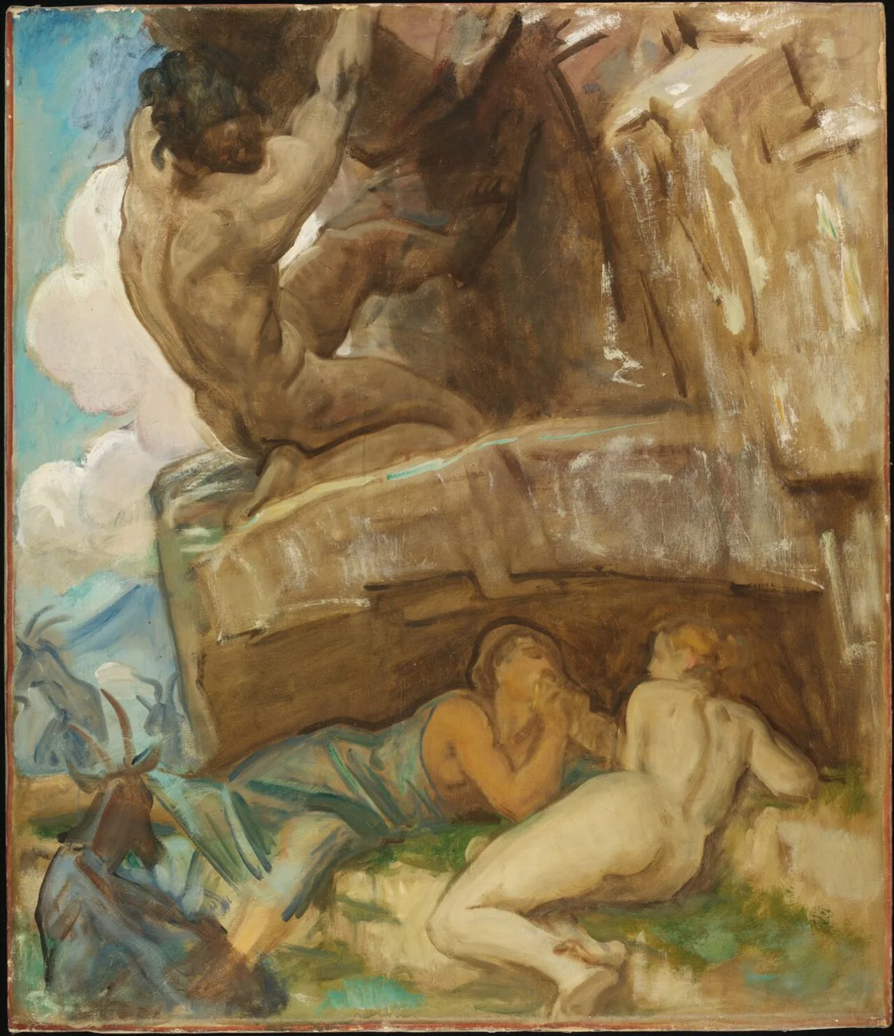 Study for "Acis and Galatea," Museum of Fine Arts, Boston