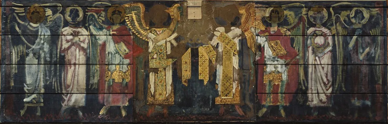 Study for "Frieze of the Angels," Boston Public Library