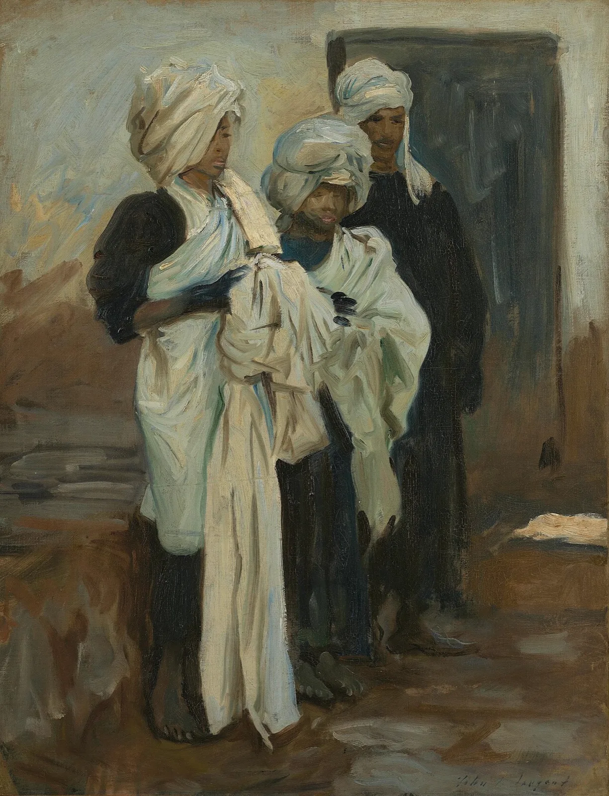Egyptian indigo dyers