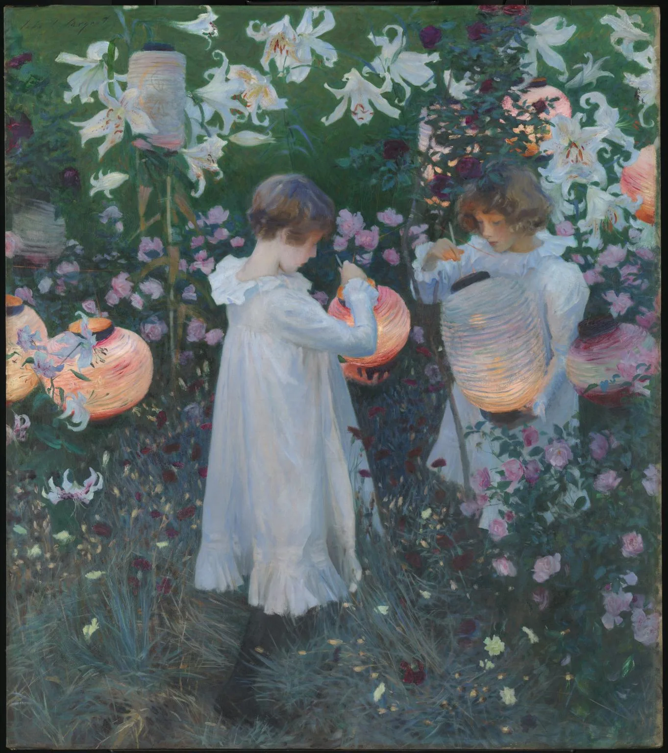 Carnation, Lily, Lily, Rose