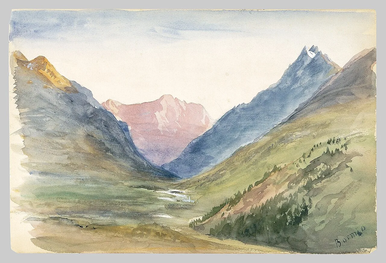 Mountain (from Switzerland Sketchbook)