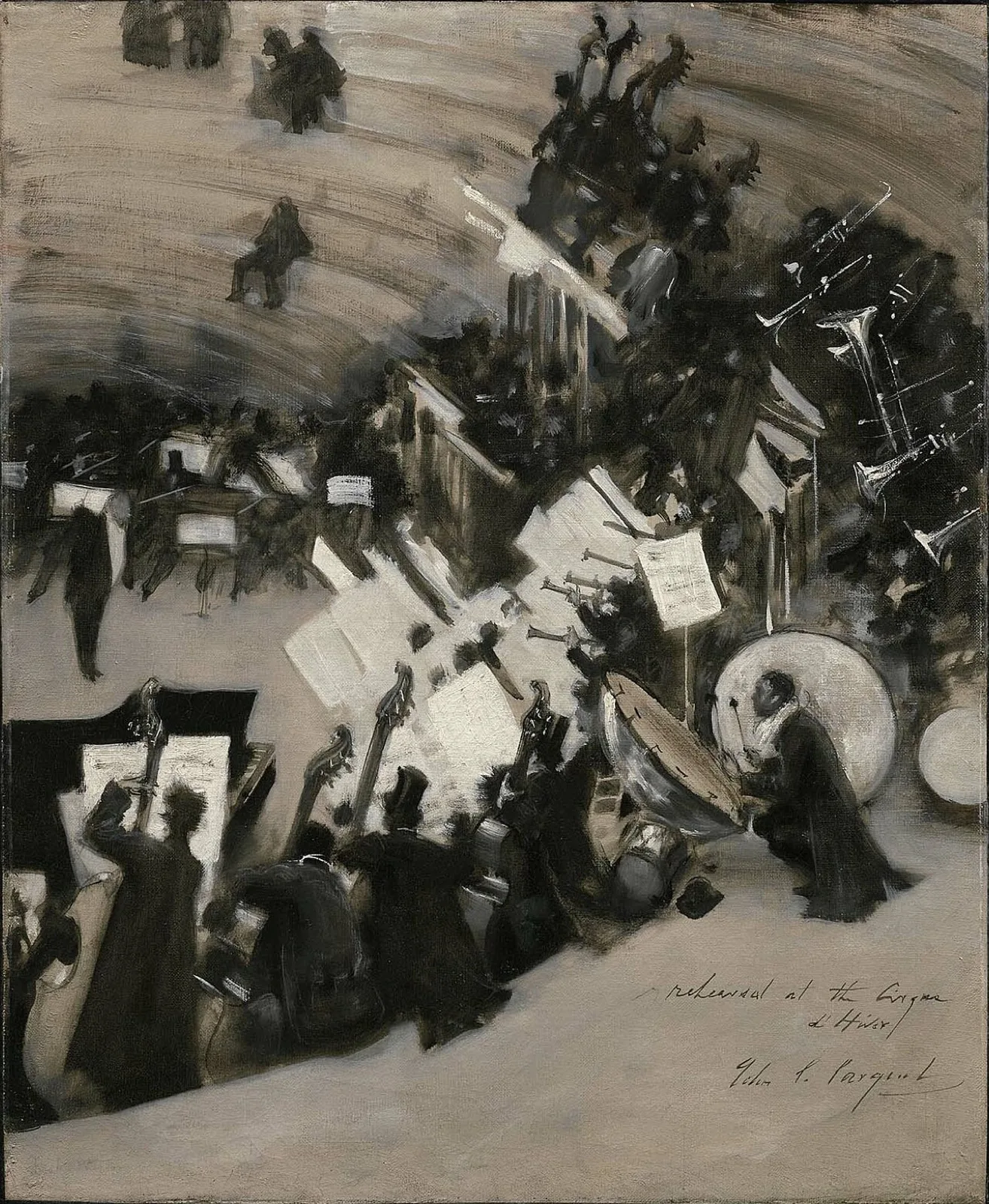 Rehearsal of the Pasdeloup Orchestra at the Cirque d'Hiver (No. 2)