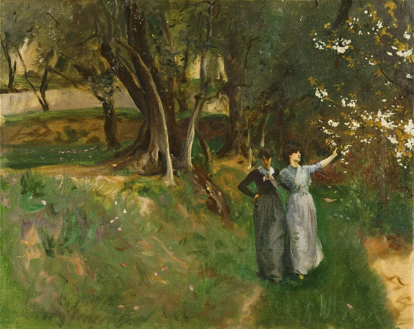 Landscape with Women in Foreground