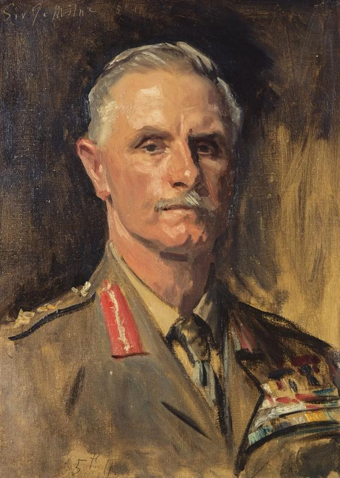 George Francis Milne, 1st Baron Milne, - . Field-Marshal (Study for portrait in General Officers of World War I, - )