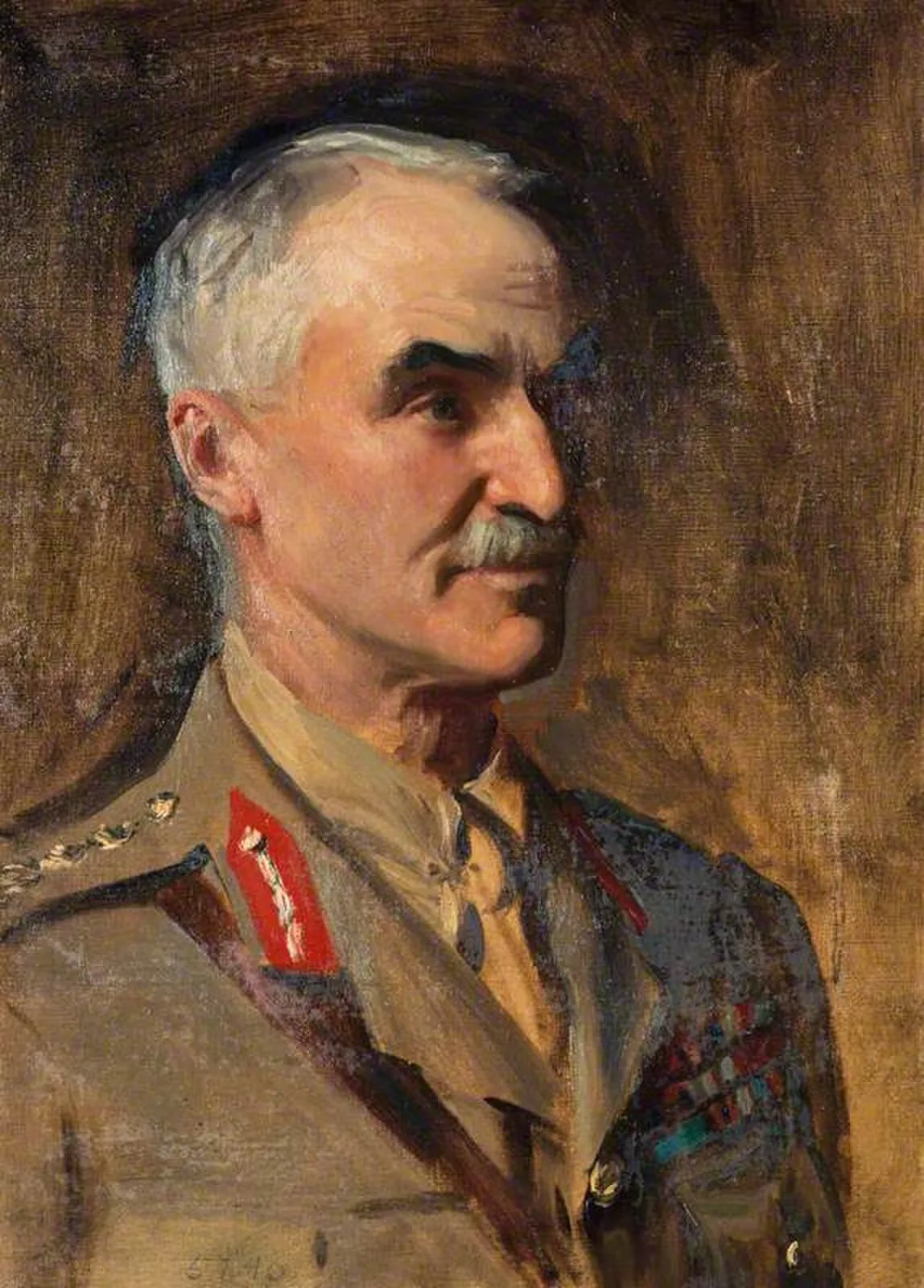 General Henry Sinclair, Baron Horne, - . Soldier (Study for portrait in General Officers of World War I)