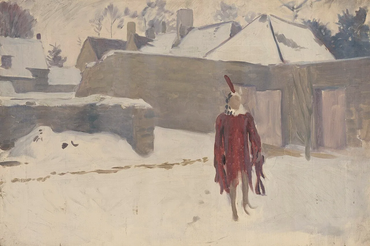 Mannikin in the Snow