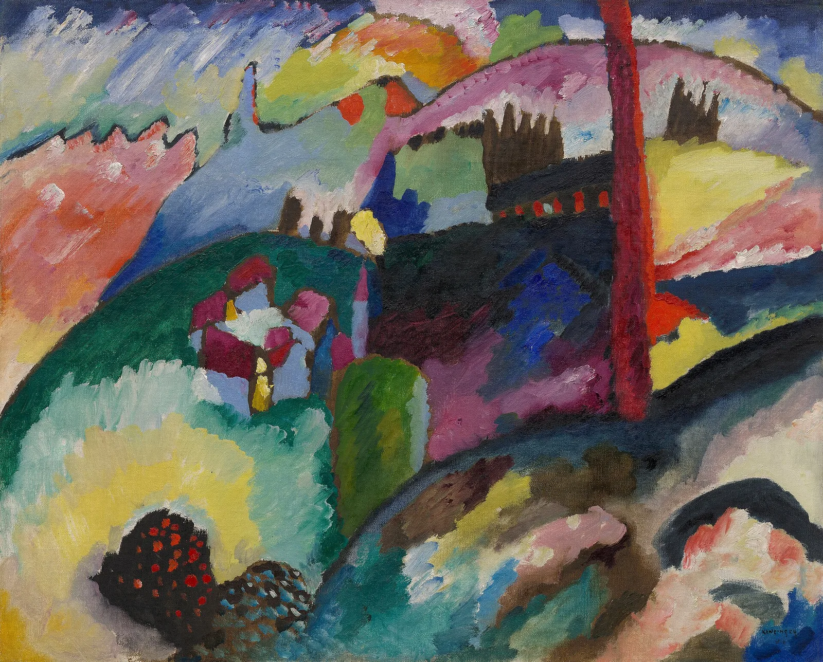 Landscape with Factory Chimney