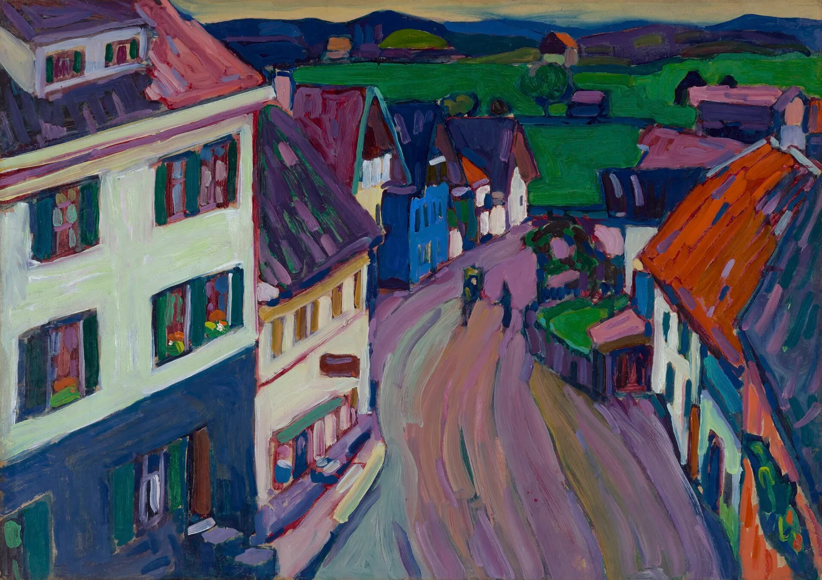 Murnau - View from the window of the Griesbräu