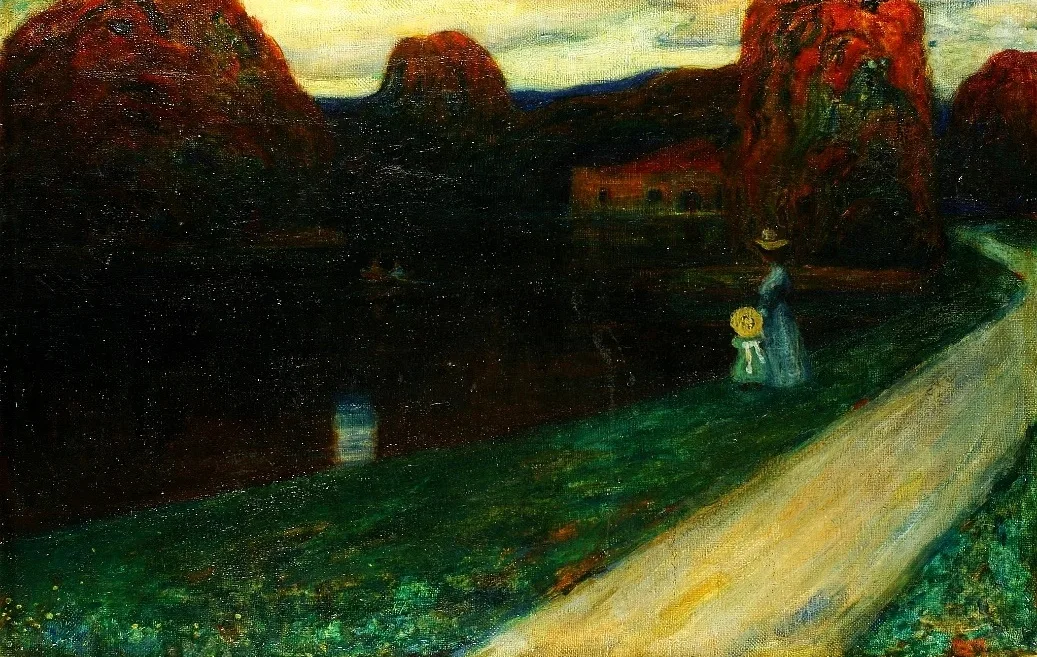 The evening.