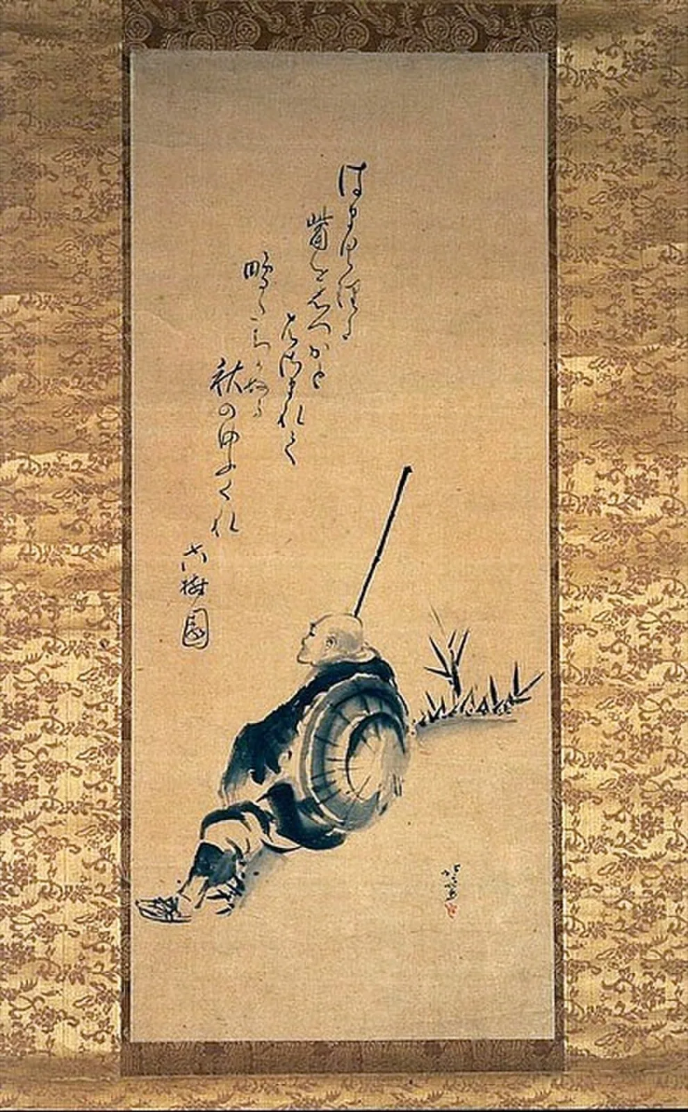 Poet Saigyo (Sato Yoshikiyo).