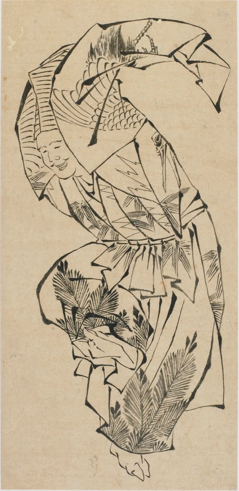 Male dancer, Manzai