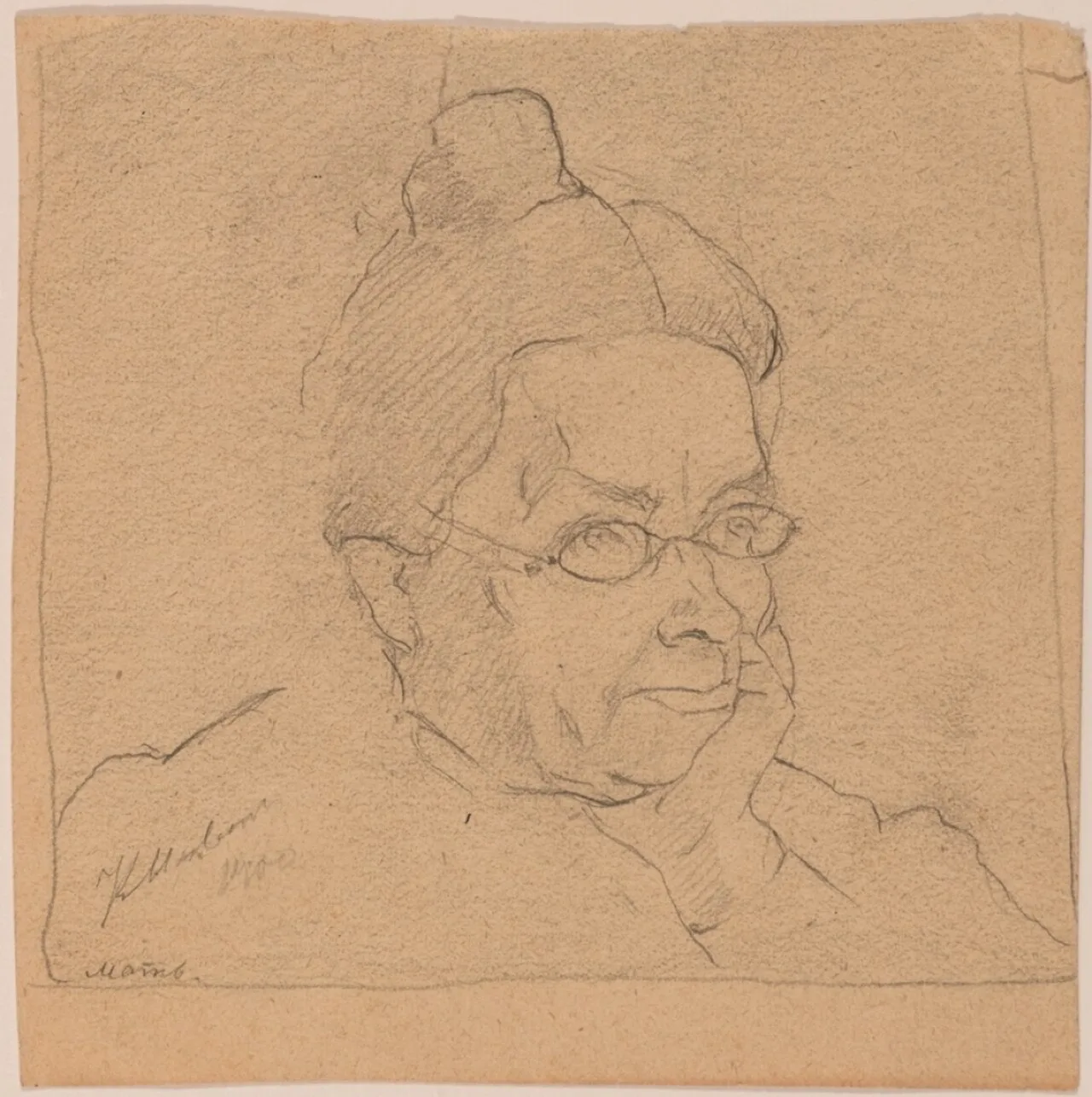 Portrait of the artist's mother