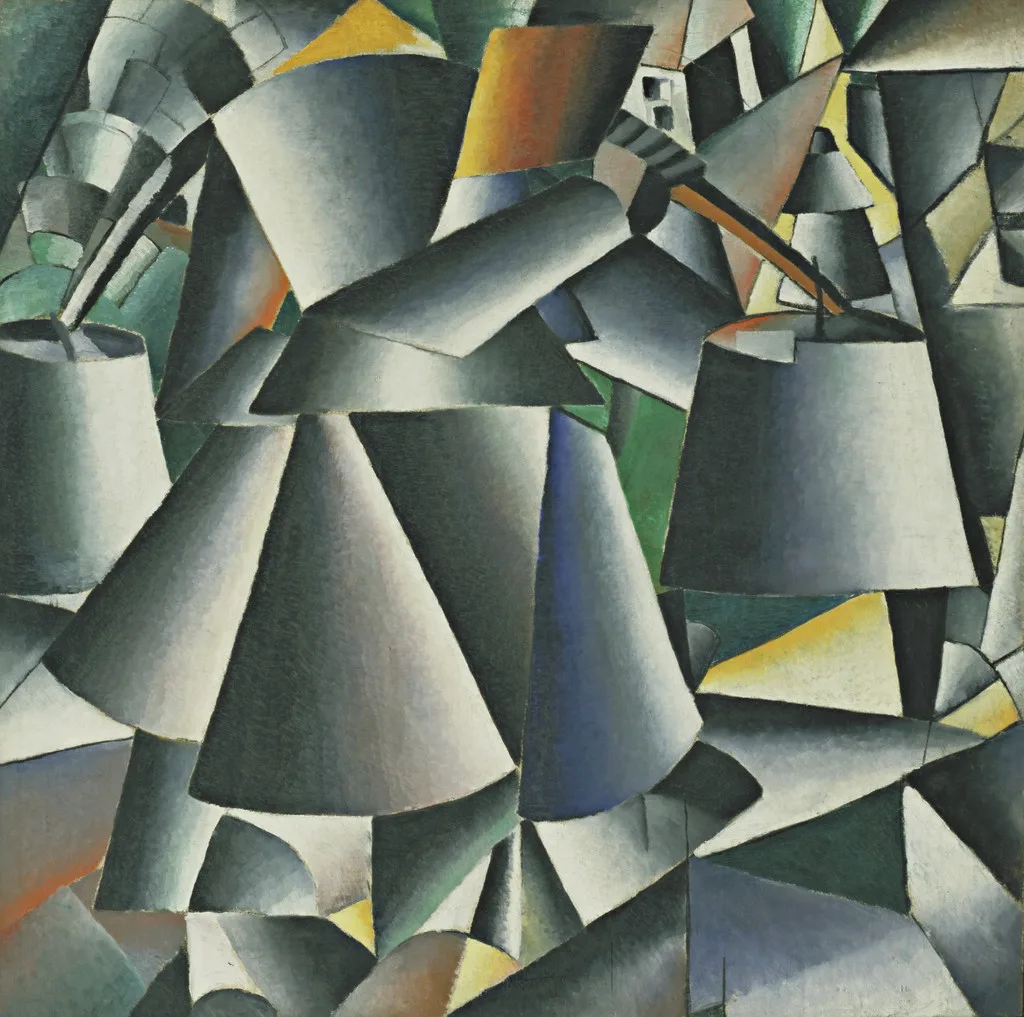 Woman with Pails: Dynamic Arrangement