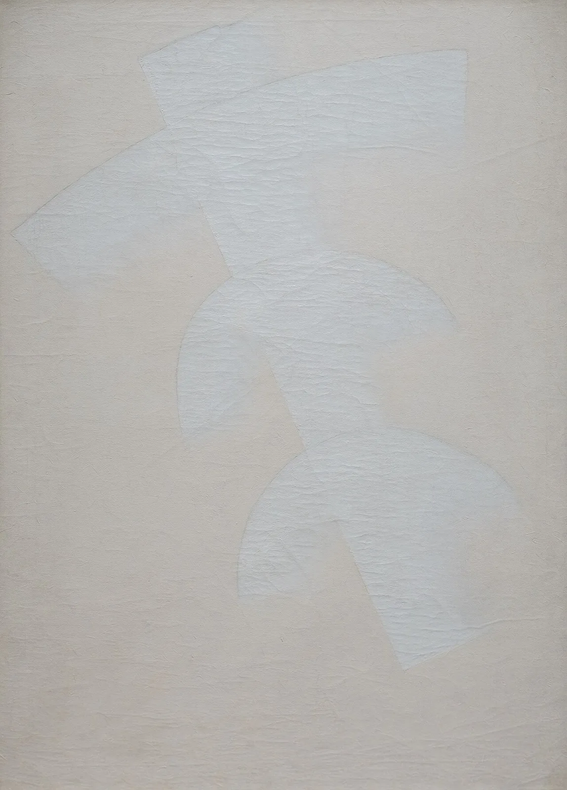 Construction in Dissolution (three arches on a diagonal element in white)
