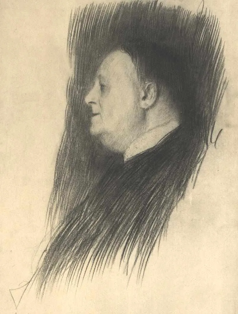 Portrait of a Man Facing Left