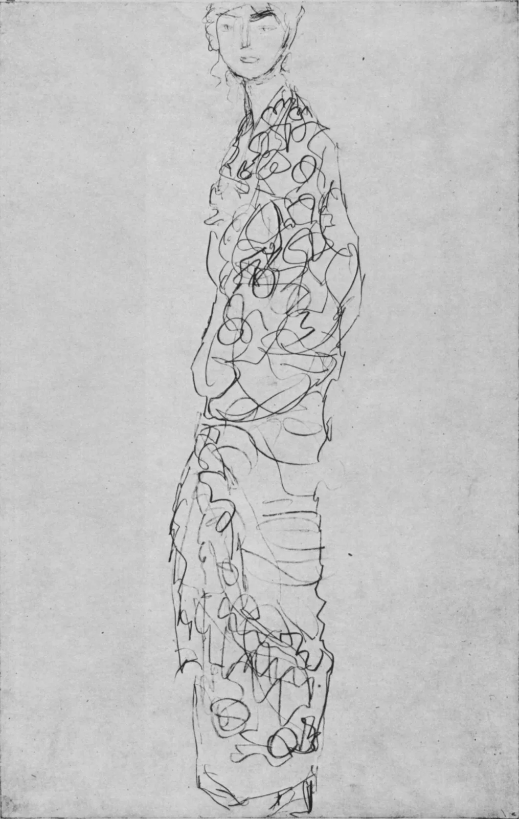 Standing Woman in Kimono (Dame im Kimono)