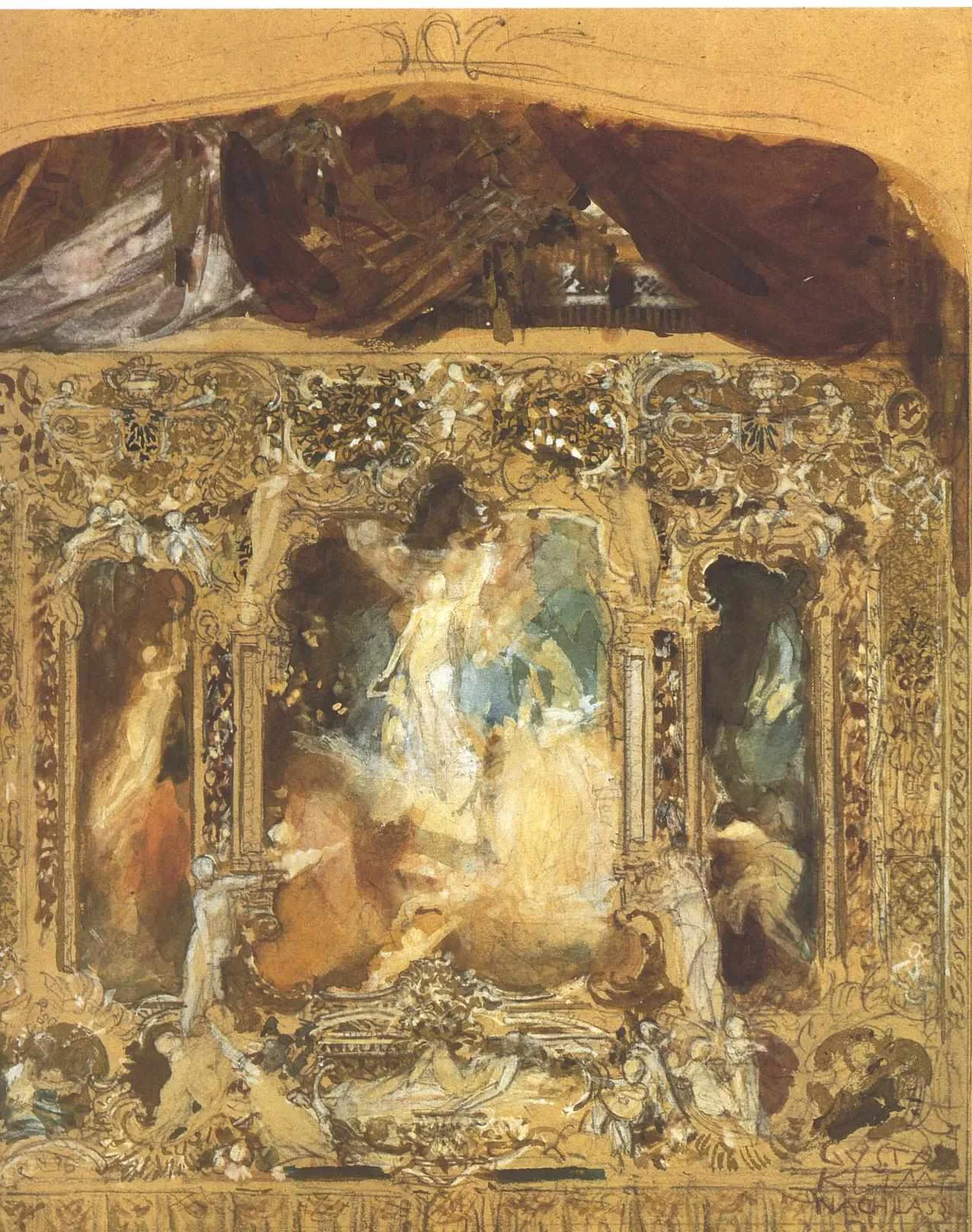 Design for a theater curtain