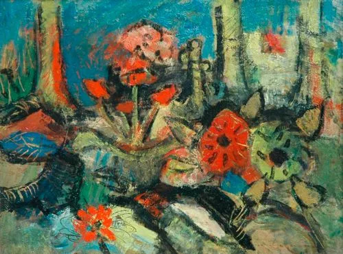 Flowers and trees