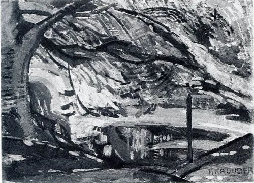 Forest view at the Groenendaal estate