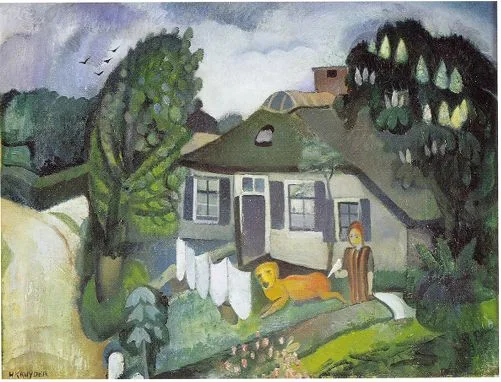The yellow dog