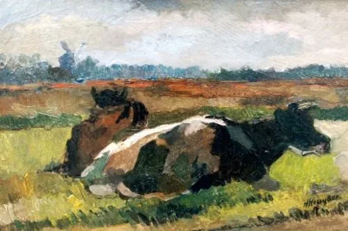 Cows in the meadow