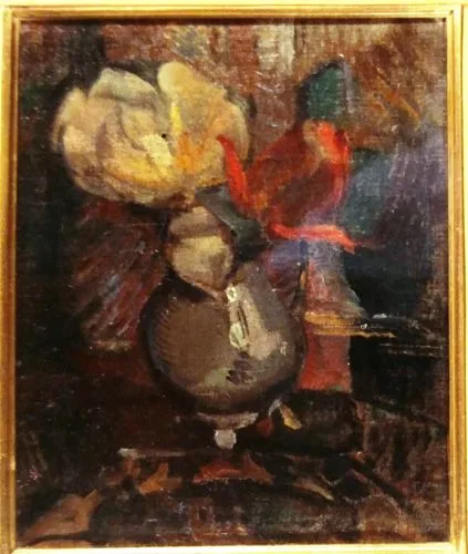 Jug with flowers