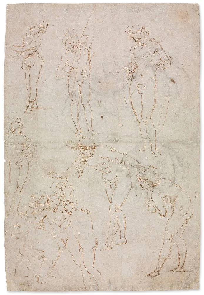 Figural Studies for the Adoration of the Magi (Zöllner 12)