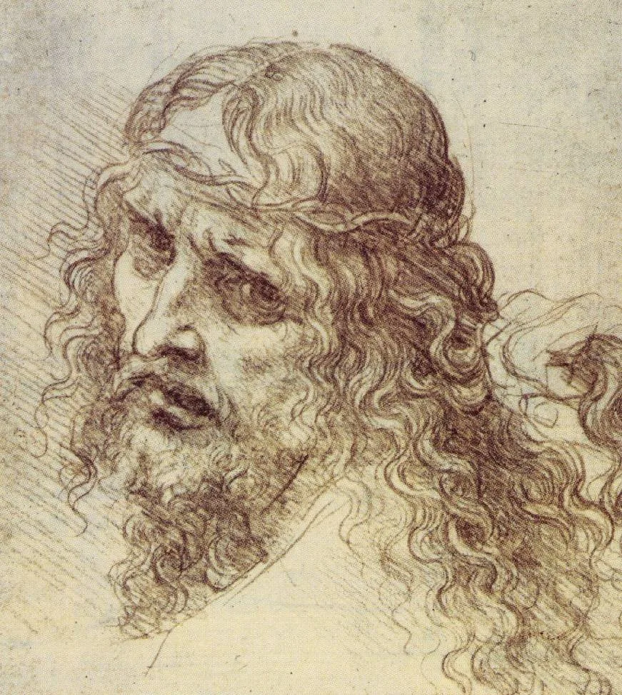 Head and Shoulders of a Christ Figure