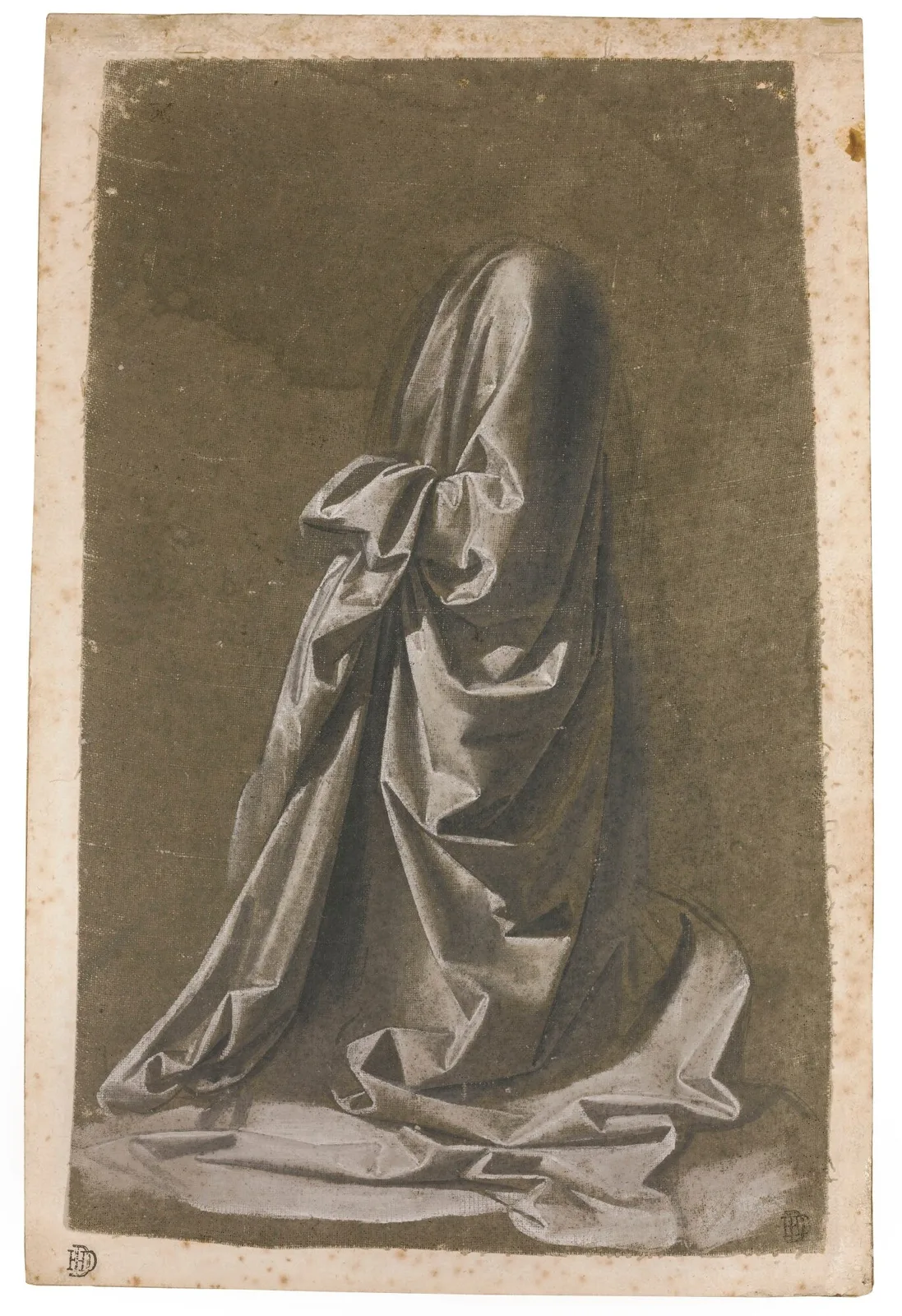 Drapery Study for a Kneeling Figure turned to the Left (Zöllner 172)