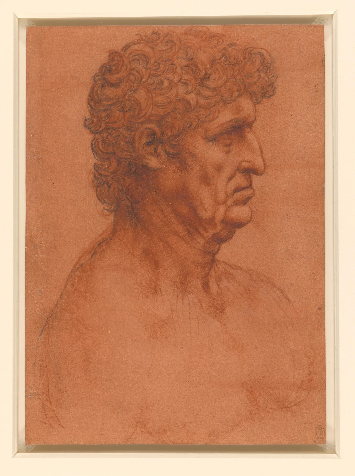 Bust of an Older Man in Profile (Gian Giacomo Trivulzio?)