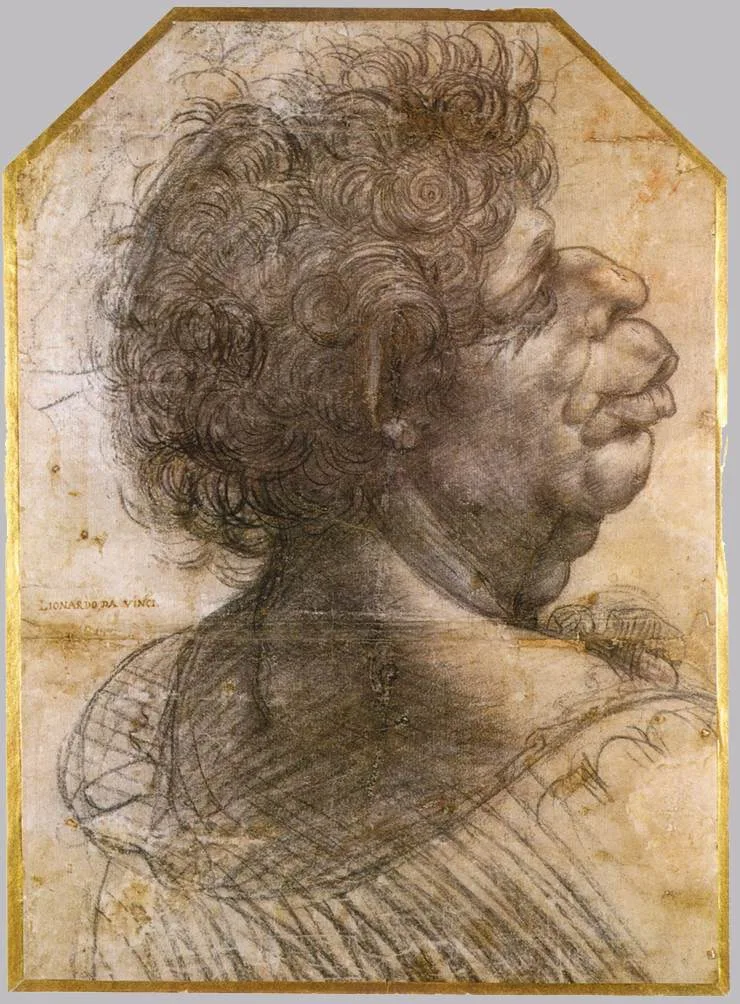 Grotesque Portrait Study of a Man
