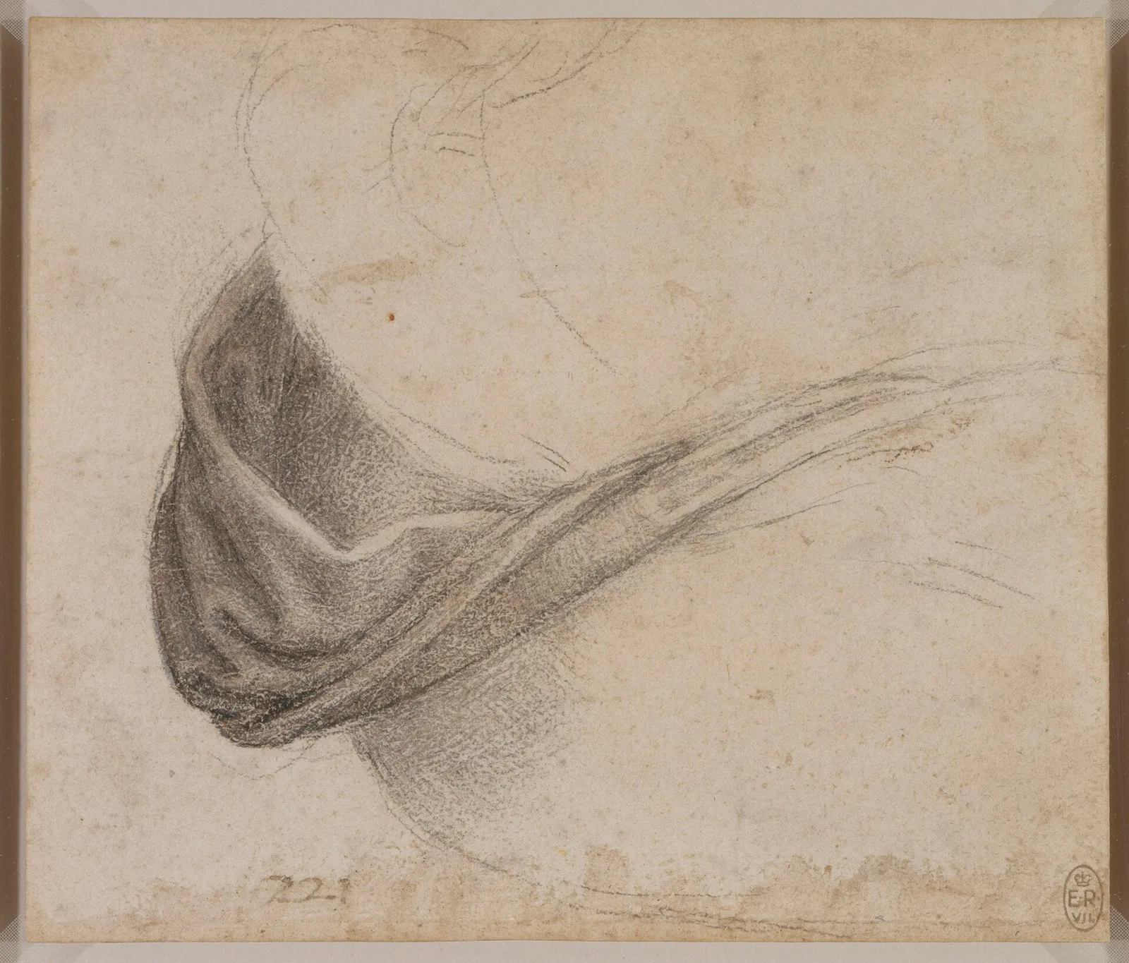 Drapery Study for the Virgin (Zöllner 34)