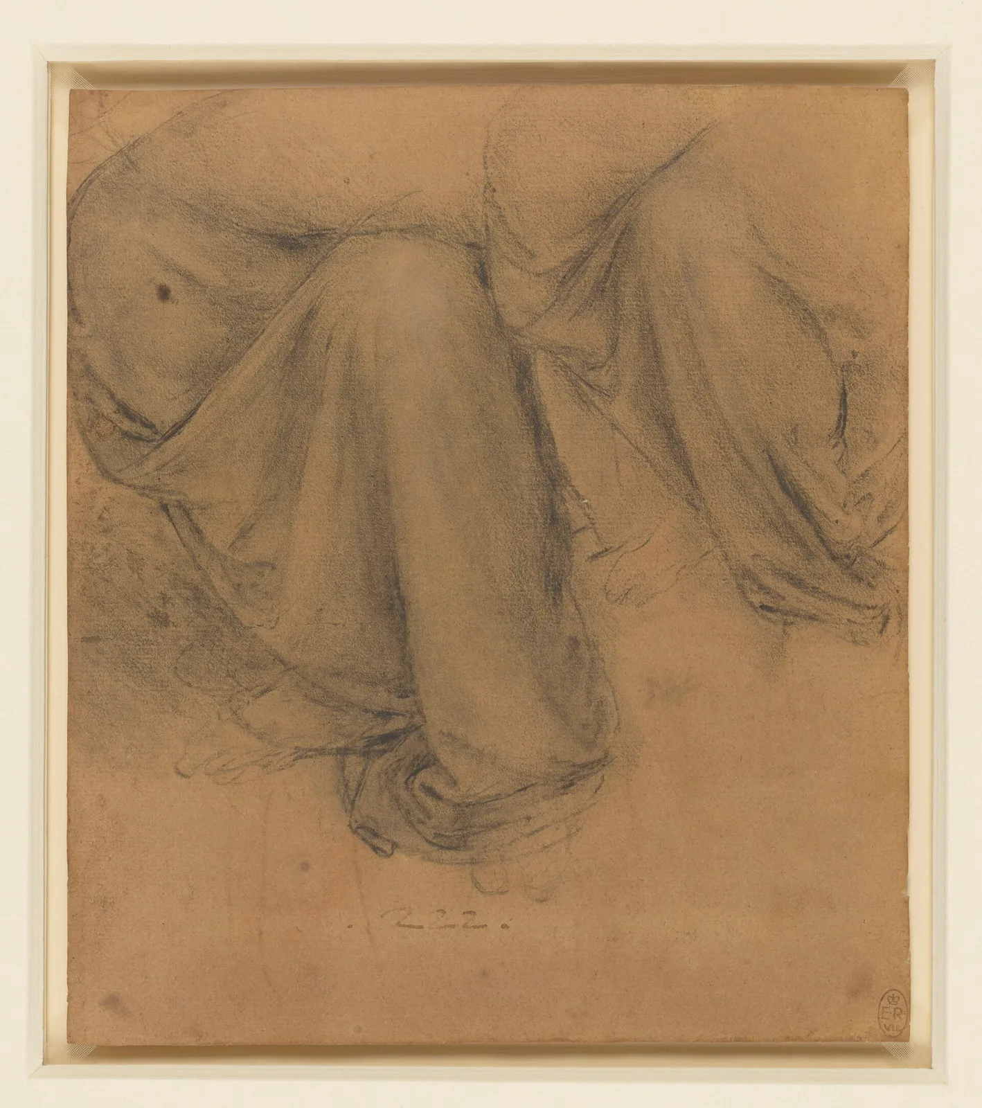 Drapery Study for Saint Anne (Zöllner 38)