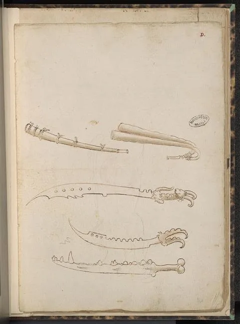 Two Wind Instruments and Fantastical Weapons