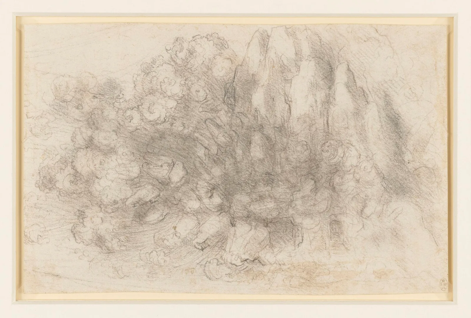 Explosion of Rock caused by the Bursting of a Water Vein