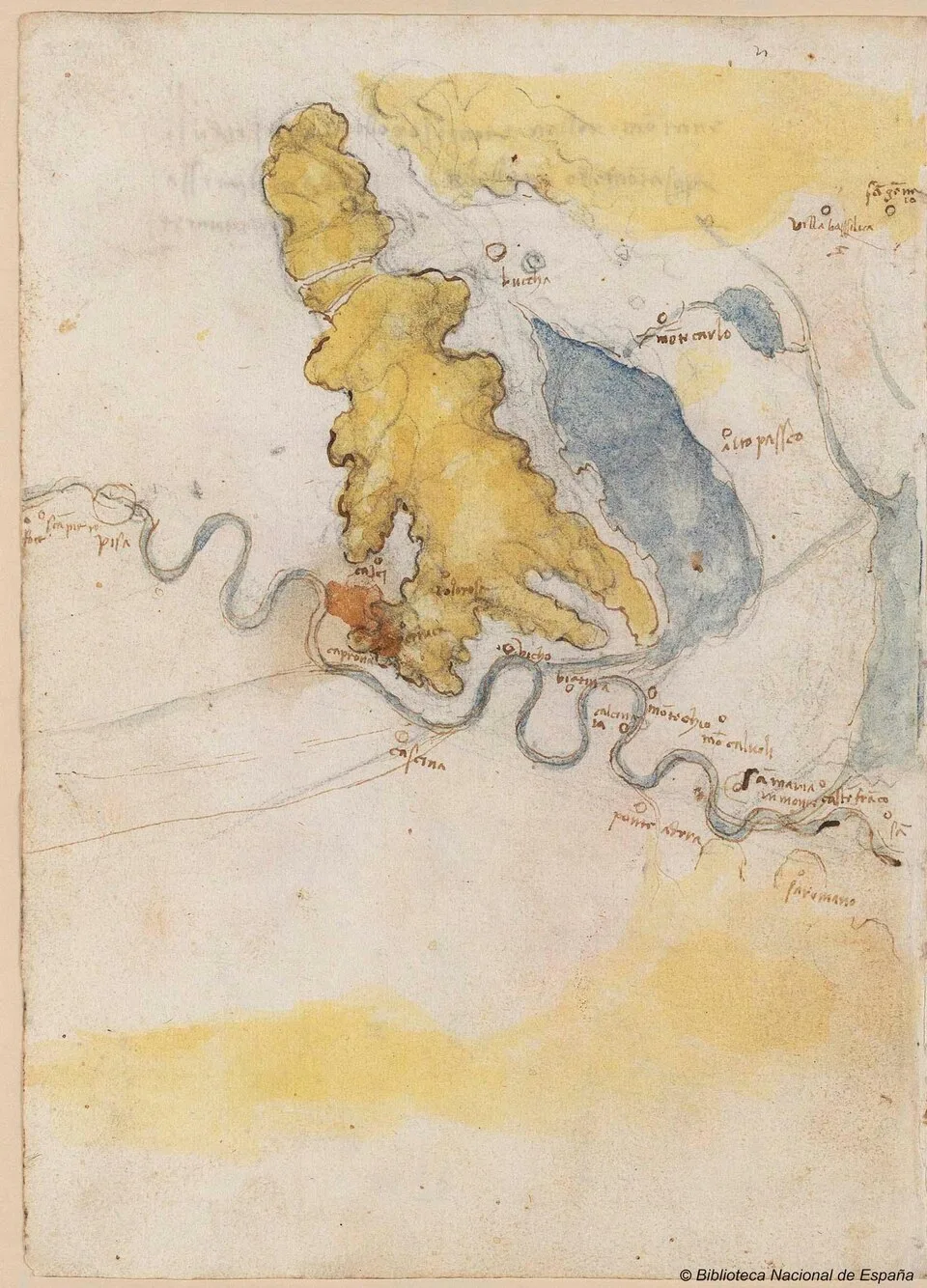 Map showing a Part of Tuscany around the Arno Region (Zöllner 467a)