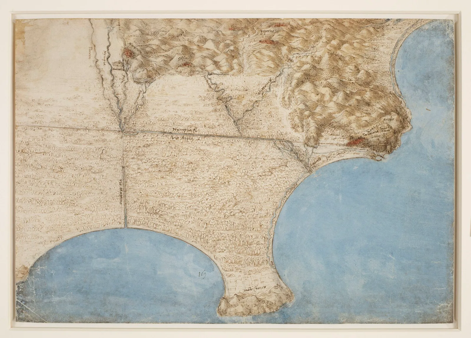 Cartographic Views of the Pontine Marshes and the Coast North of Terracina