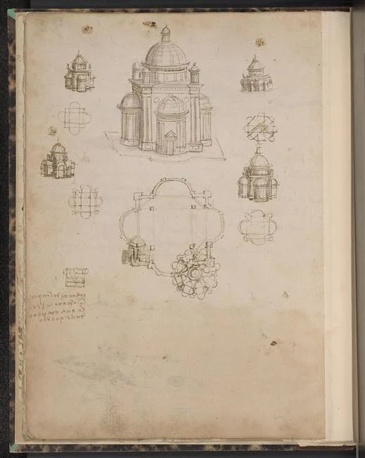 Studies for a Building on a Centralized Plan (Zöllner 484)