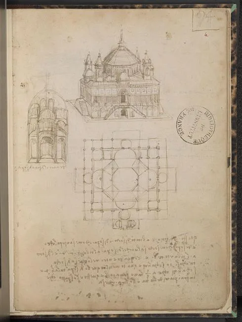Studies for a Building on a Centralized Plan (Zöllner 485)