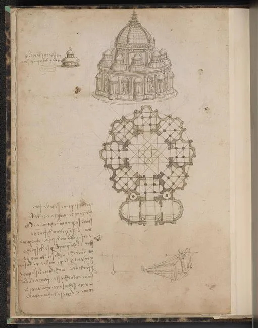 Studies for a Building on a Centralized Plan (Zöllner 486)