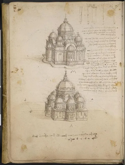 Studies for a Building on a Centralized Plan (Zöllner 489a)
