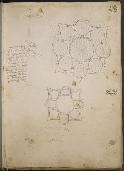 Studies for a Building on a Centralized Plan (Zöllner 489b)